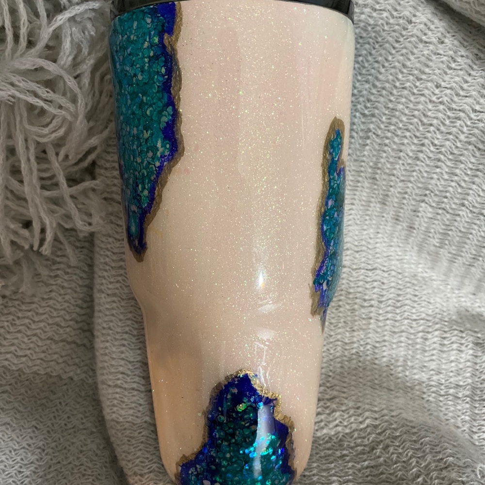 30oz Glamour Geode Tumbler